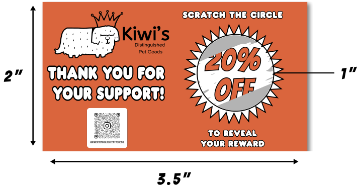 Custom Scratch-Off Cards
