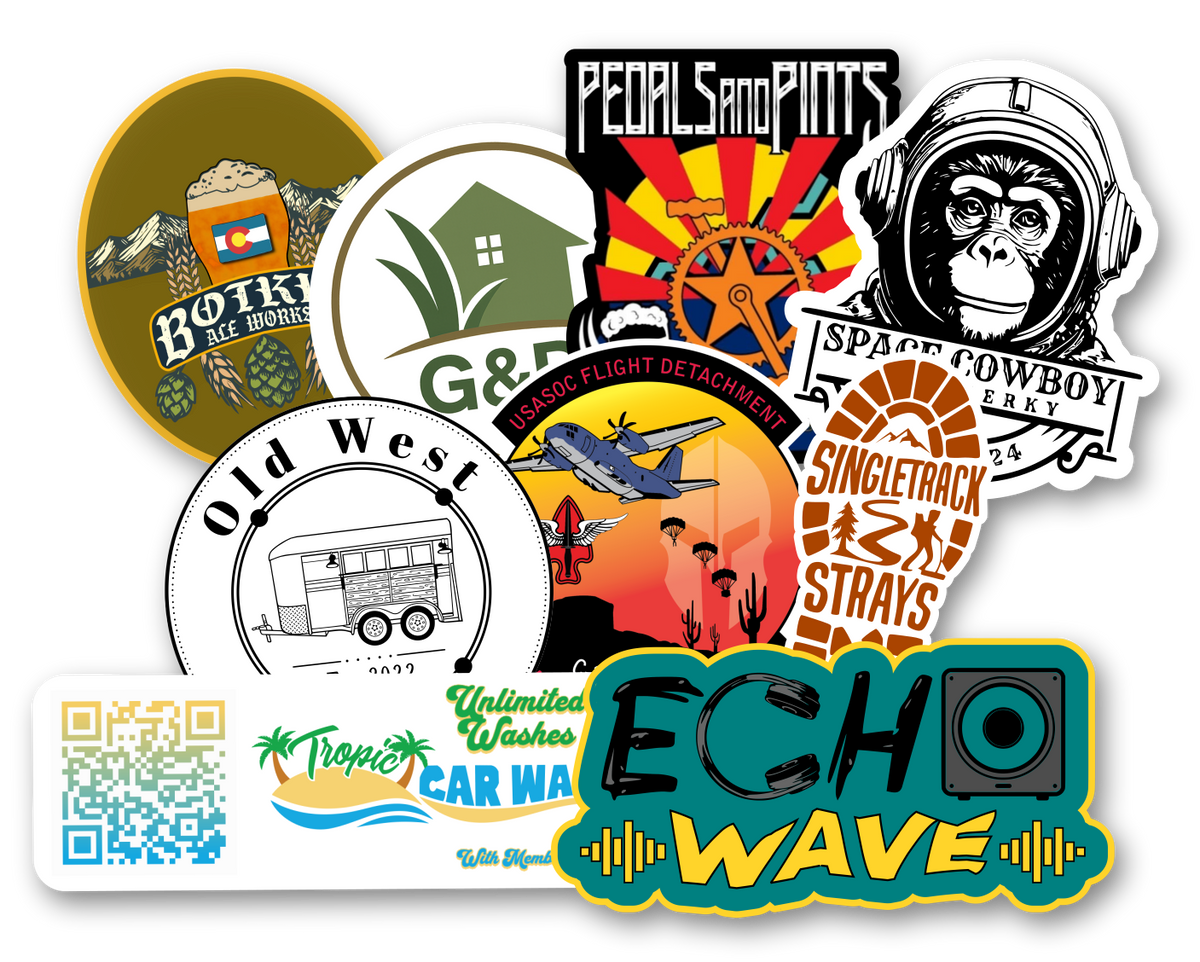 Sticker Vinyl Custom Vinyl Stickers | Your Design, Any Shape, Any Size – Sticky ...